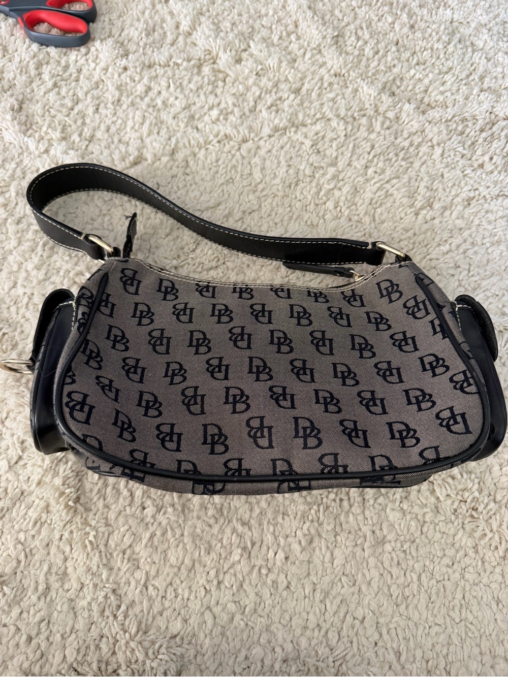 Vintage Dooney & Bourke Anniversary tackle bag Signature Canvas - Picture 4 of 5